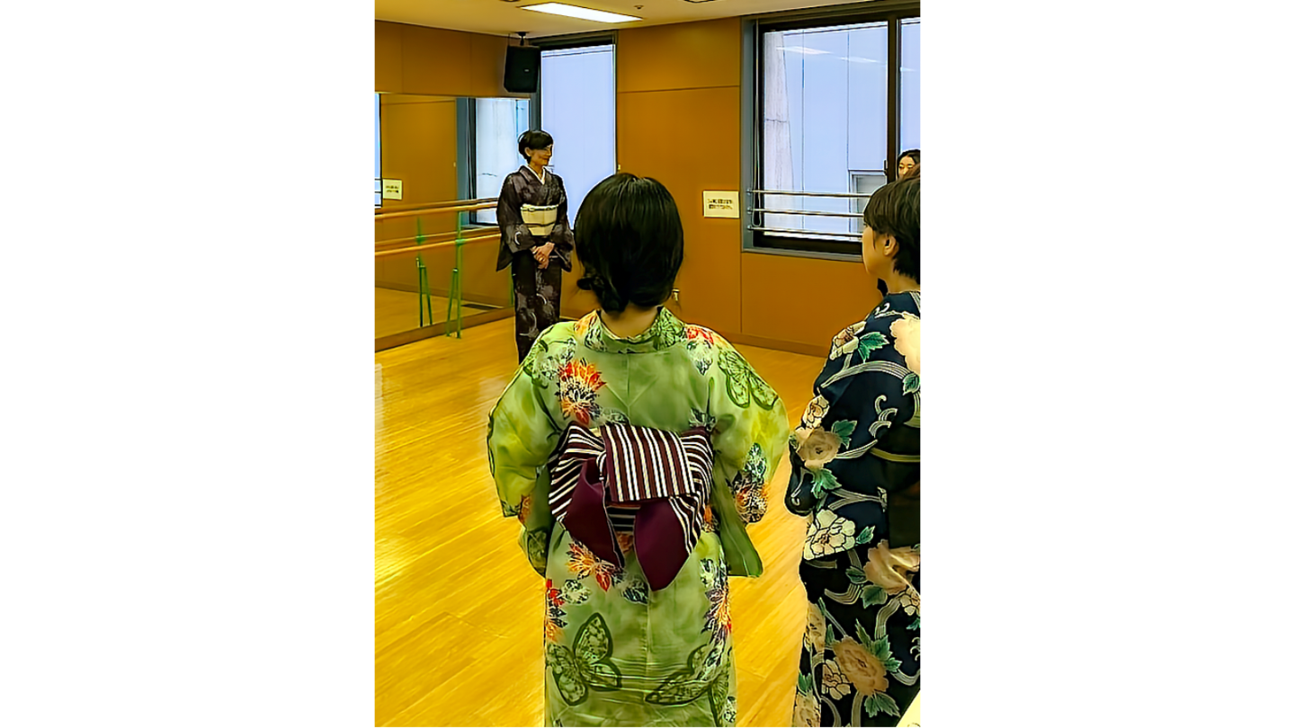 竹久夢二浴衣コンテストウォーキング指導